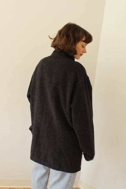 Vintage Ash Alpaca & Wool Coat
