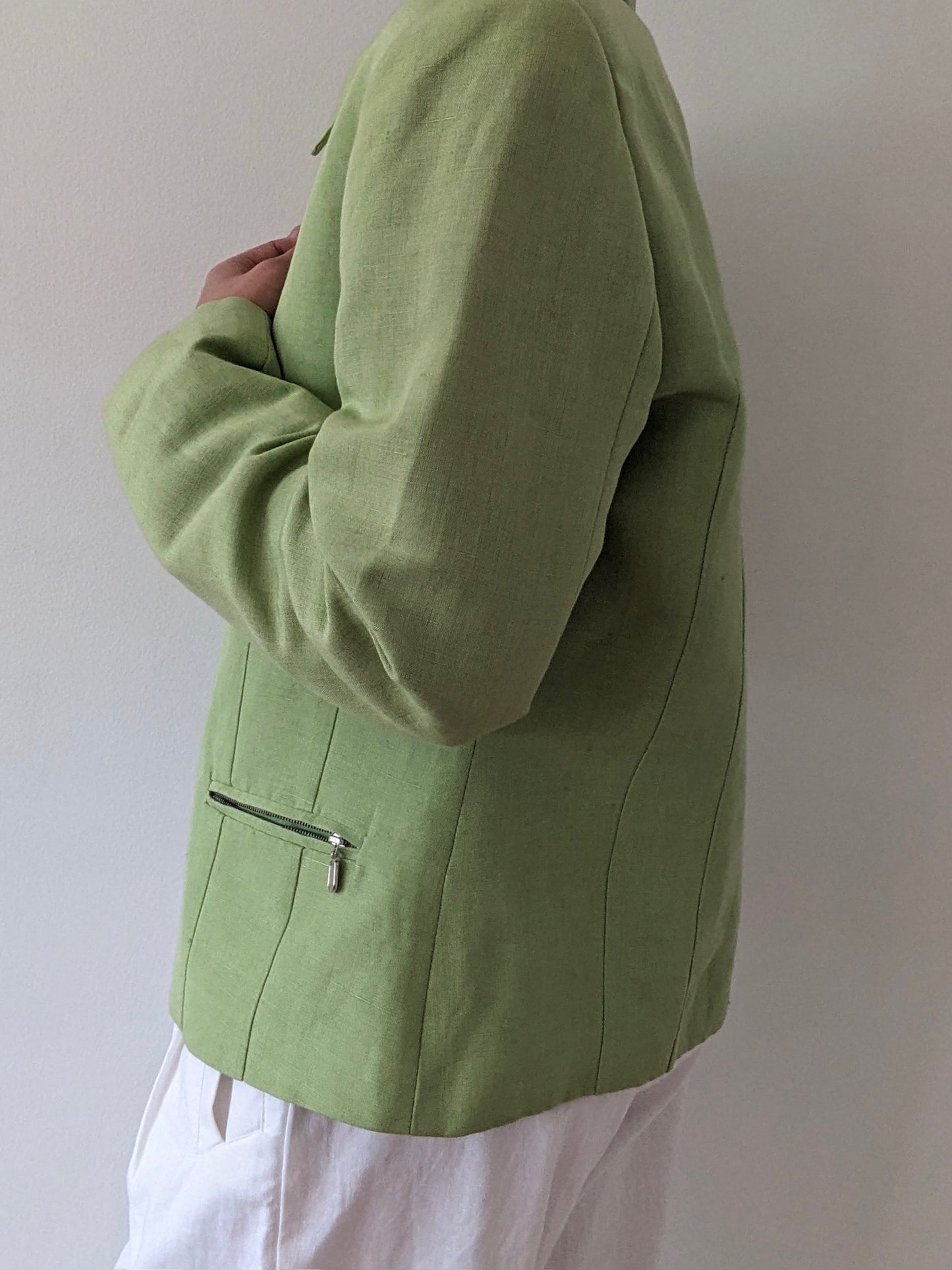 Vintage Kiwi Linen Jacket