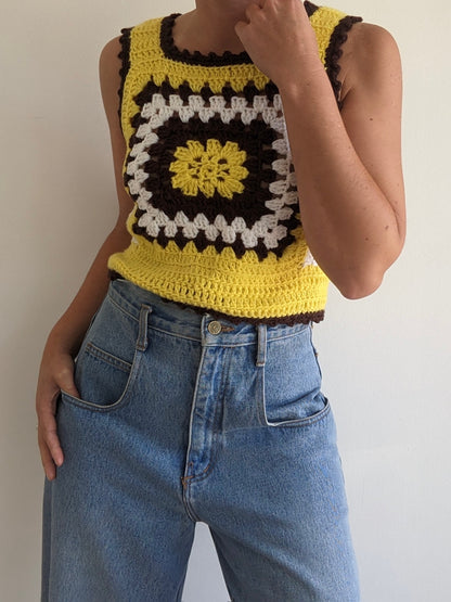 Vintage Hand-Crocheted Tank