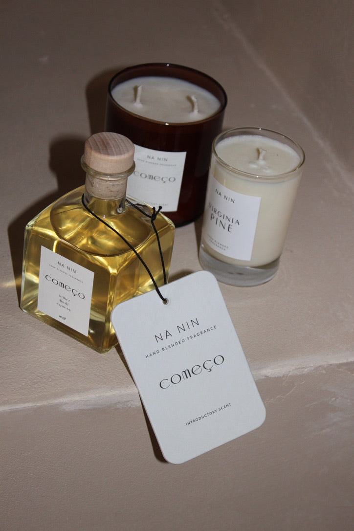 Começo No. 2 Fragrance Card / Vetiver, Hinoki, Cypress