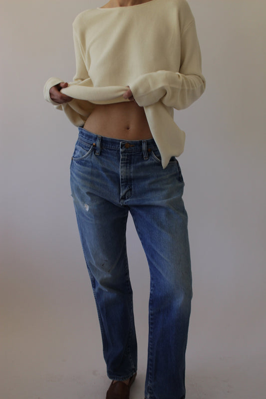 Vintage Distressed Wrangler Denim