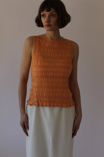 90s Shelli Segal Apricot Tank