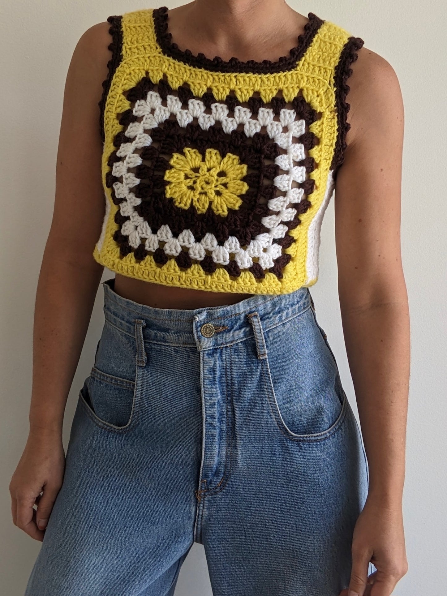 Vintage Hand-Crocheted Tank