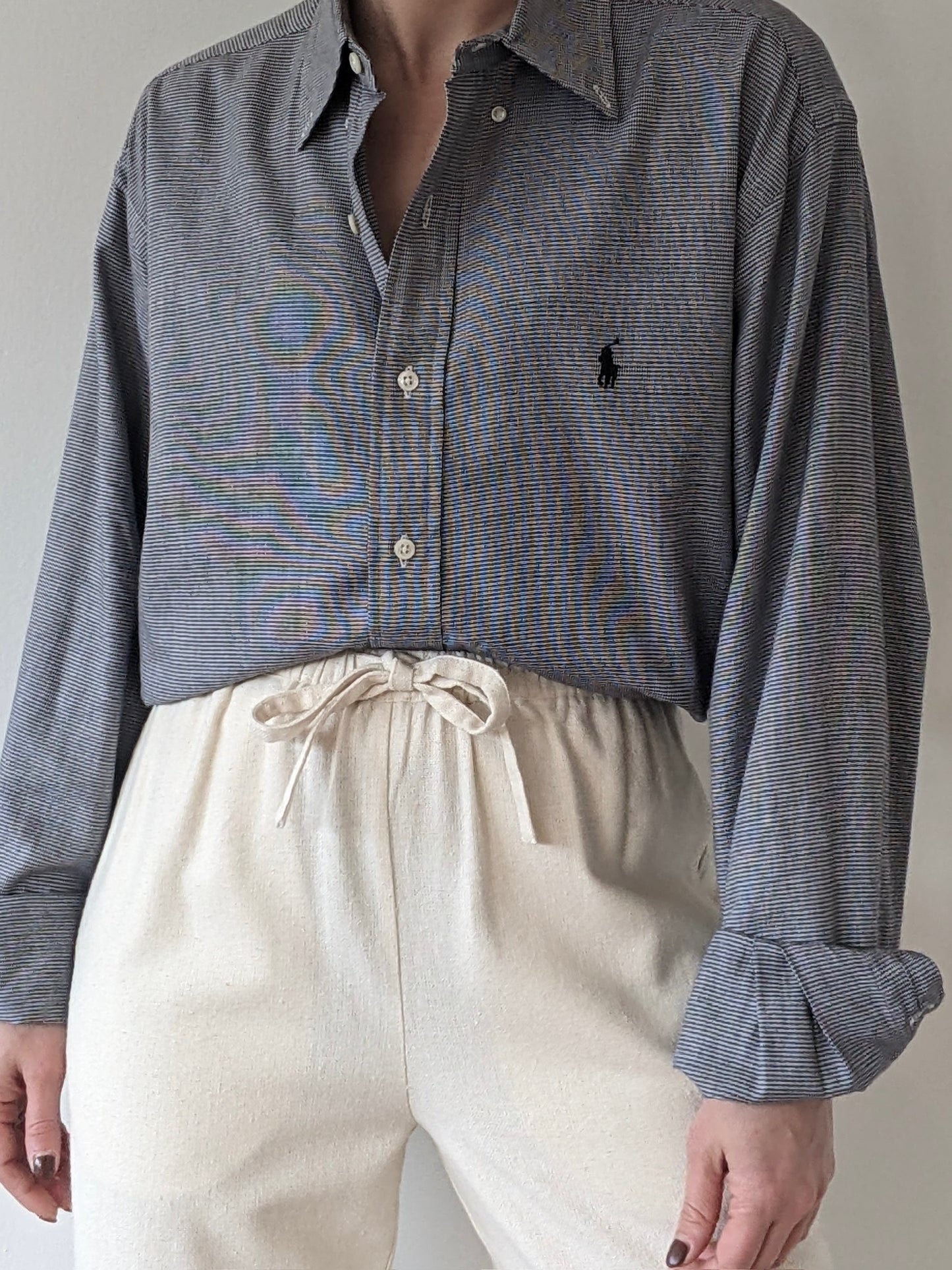 Vintage Ralph Lauren Houndstooth Cotton Shirt