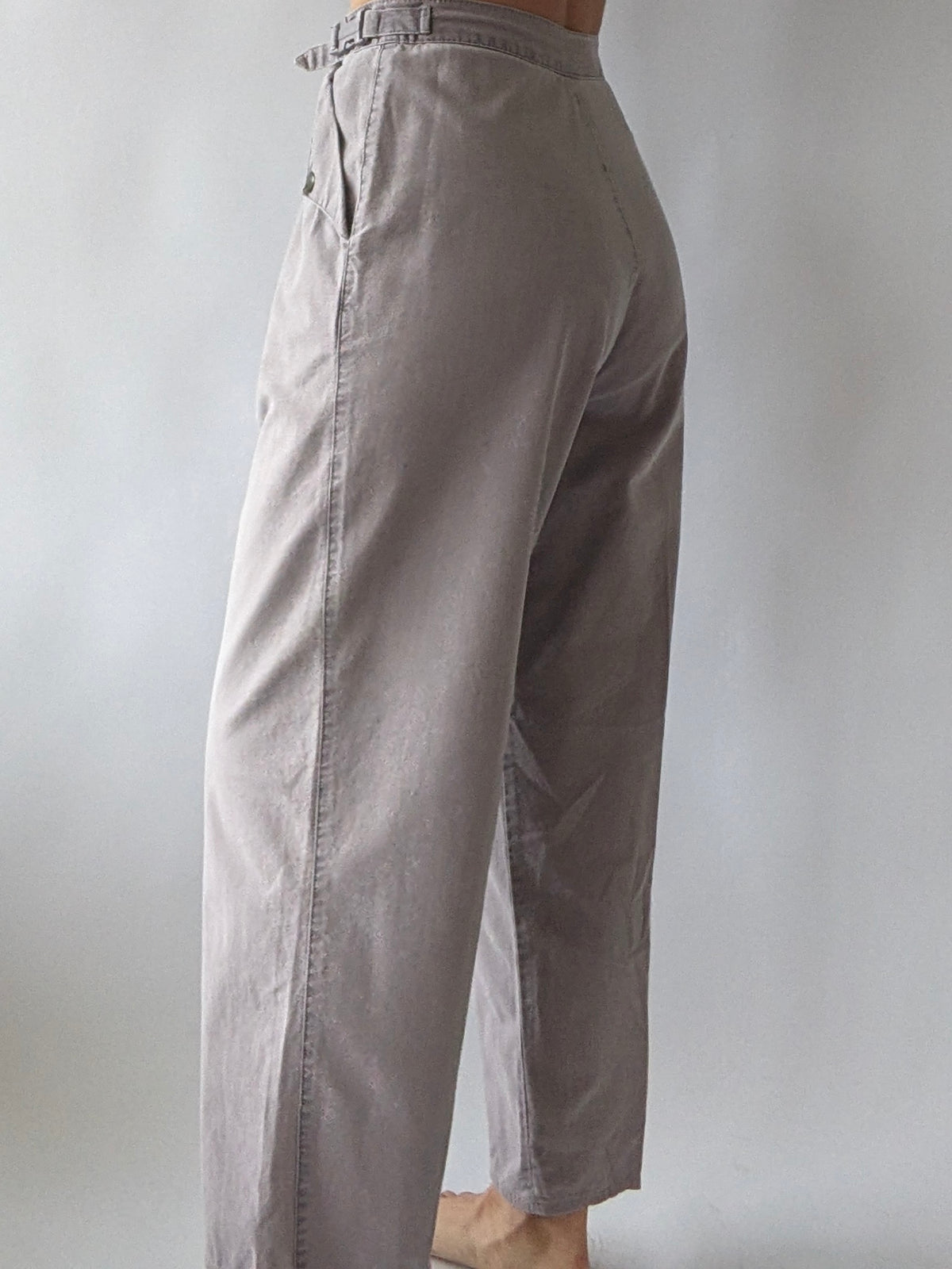 Favorite Vintage Stone Cotton Cargo Pants