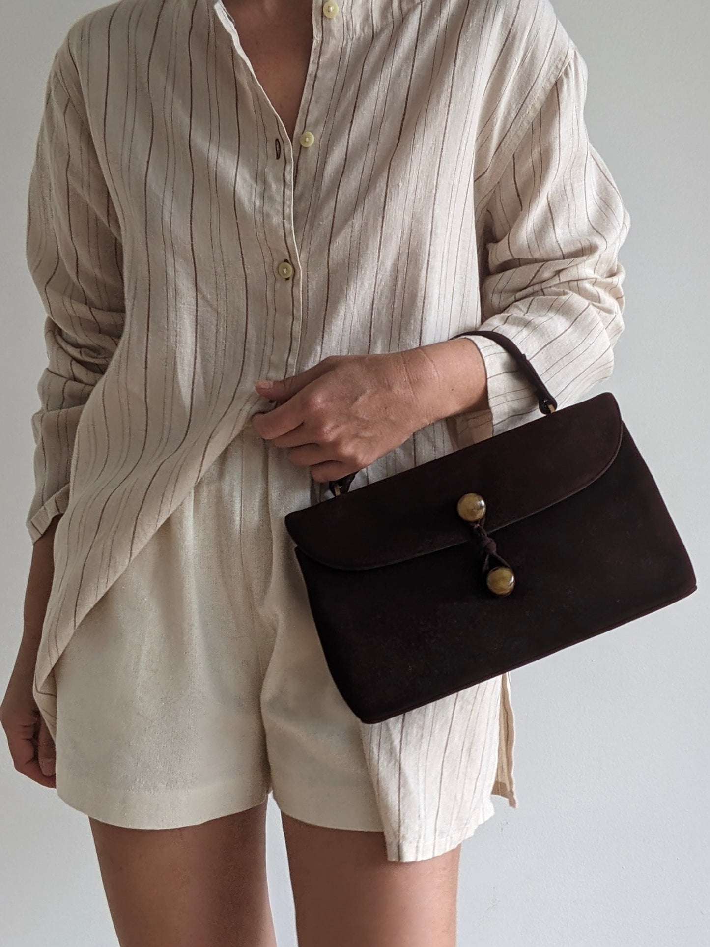 Vintage Bienen Davis Cocoa Handbag