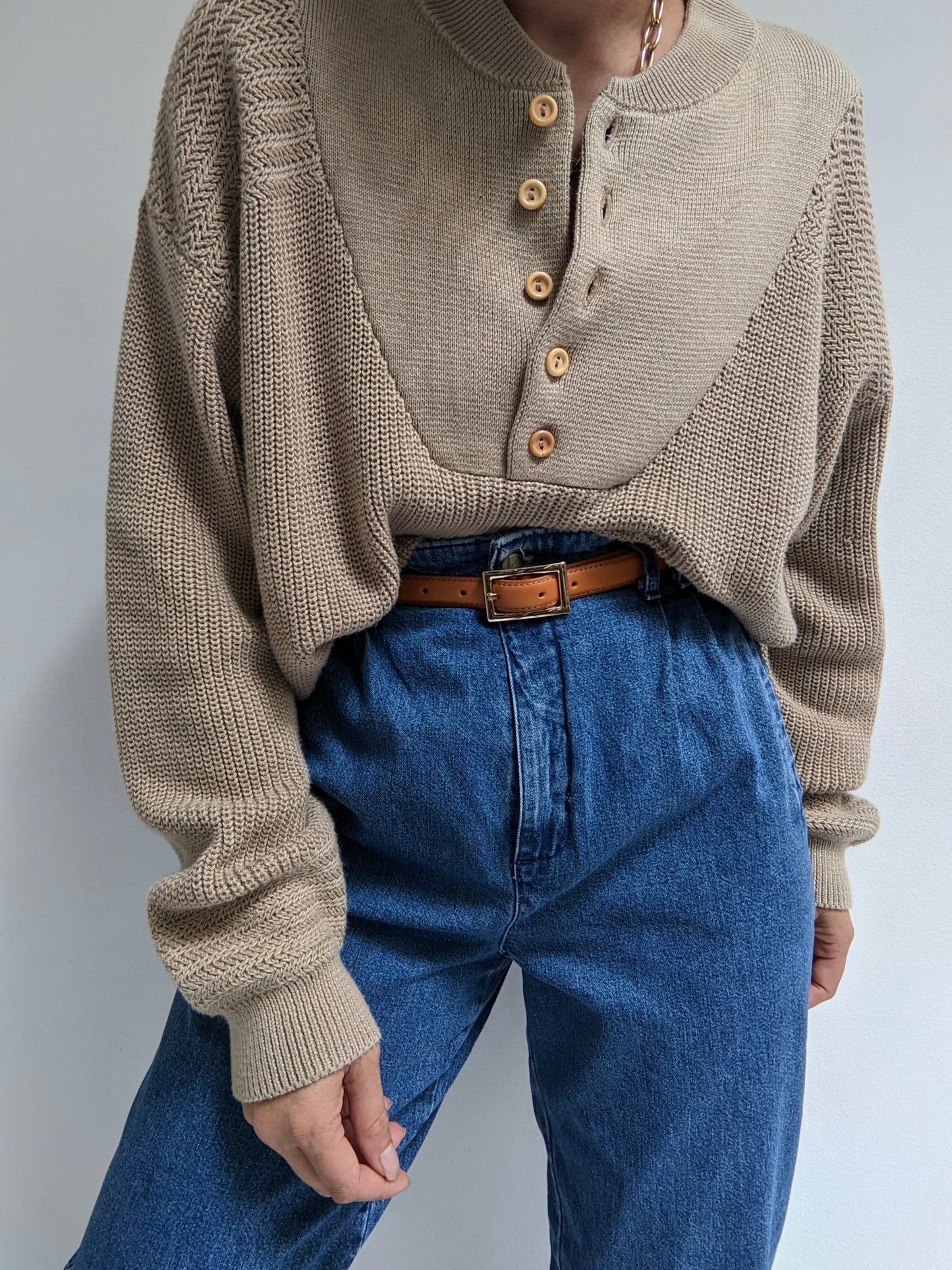 Vintage Dockers Pleated Denim