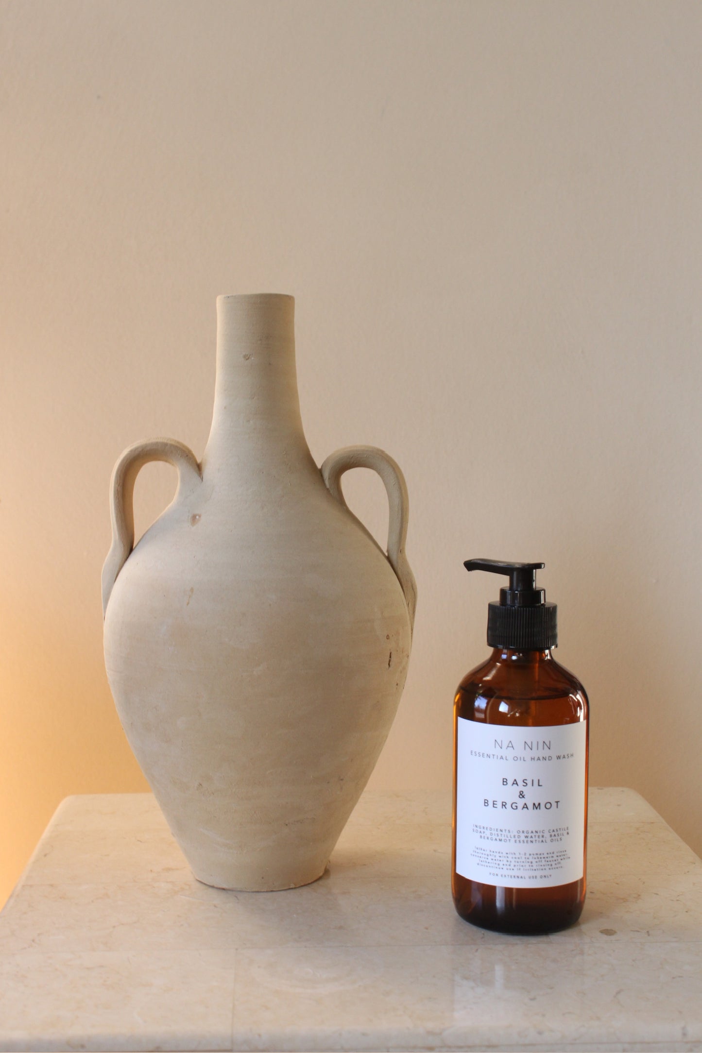 Basil & Bergamot Essential Oil Hand Wash