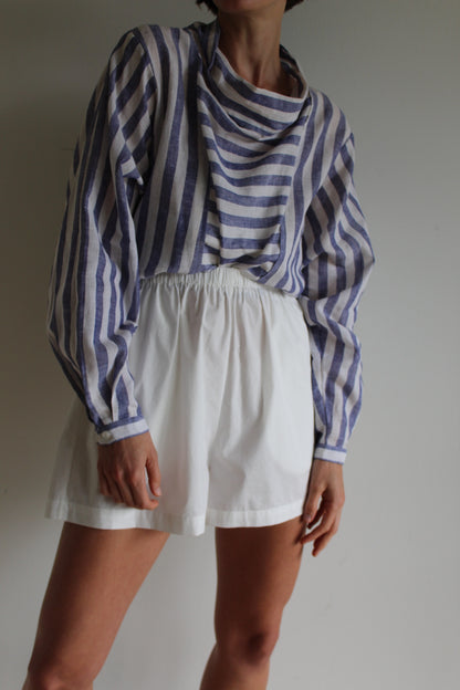 Favorite Vintage Striped Linen Blouse