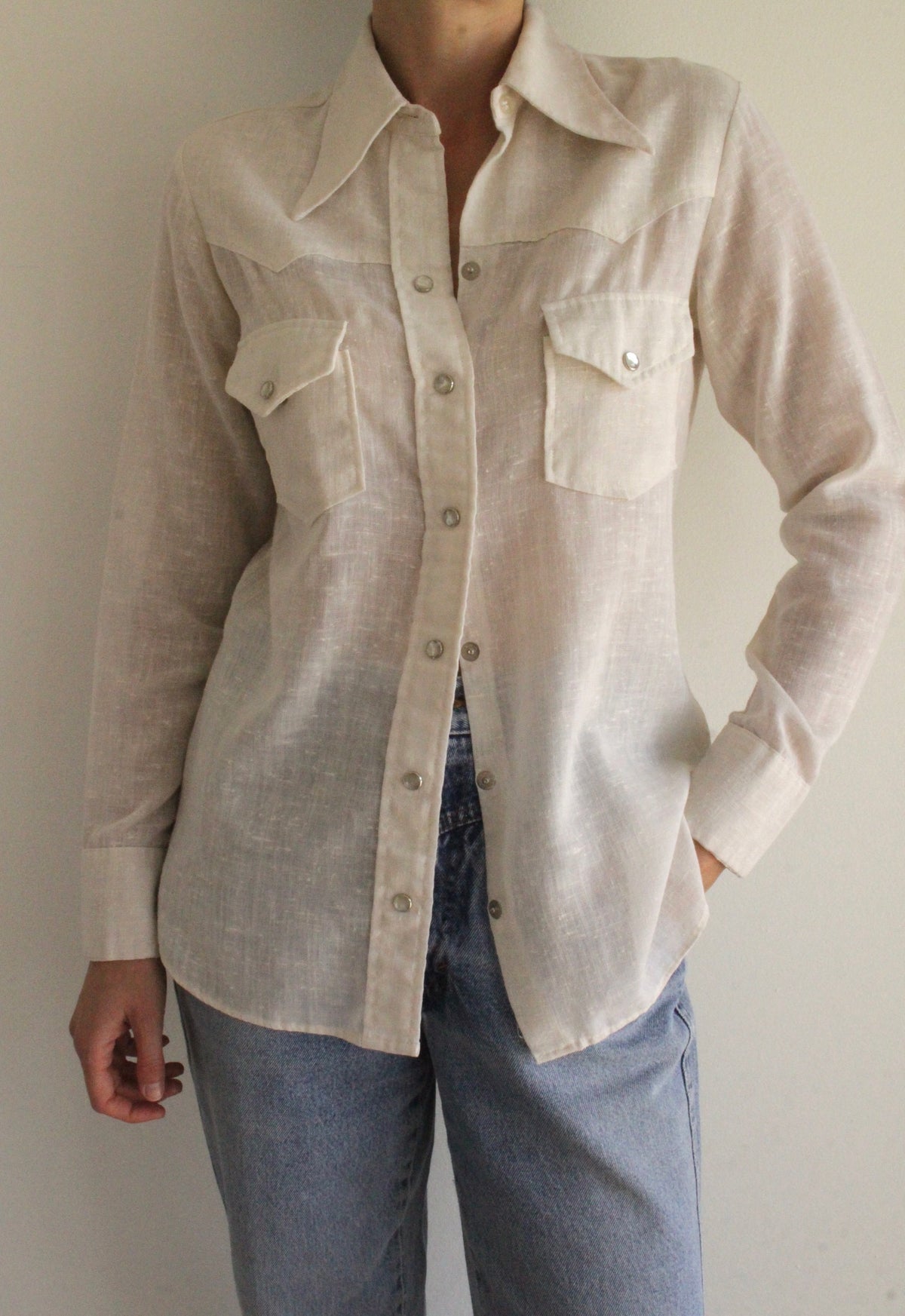 Vintage Wrangler Pearl Snap Shirt