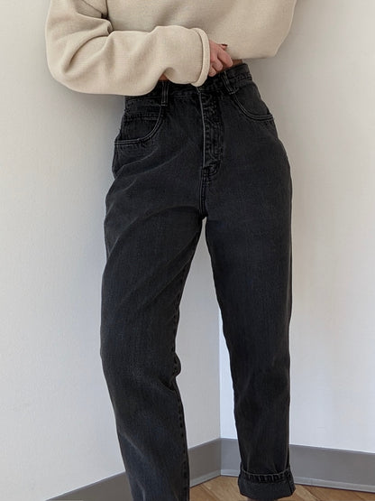 Vintage Bill Blass Black Denim