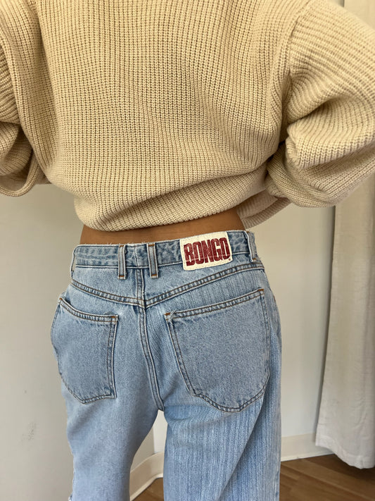 Vintage Bongo Long Denim Cutoffs