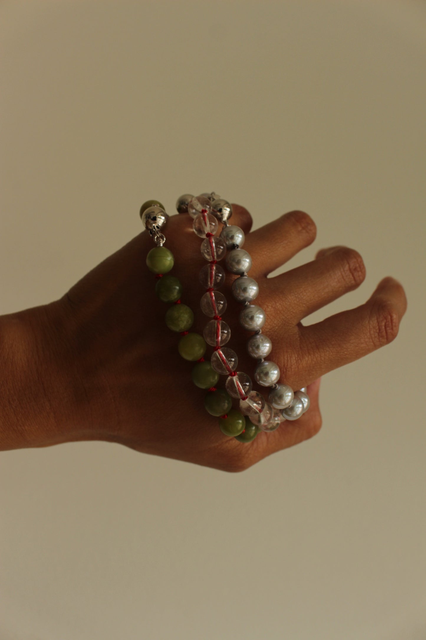 Knotted Gemstone Bracelet