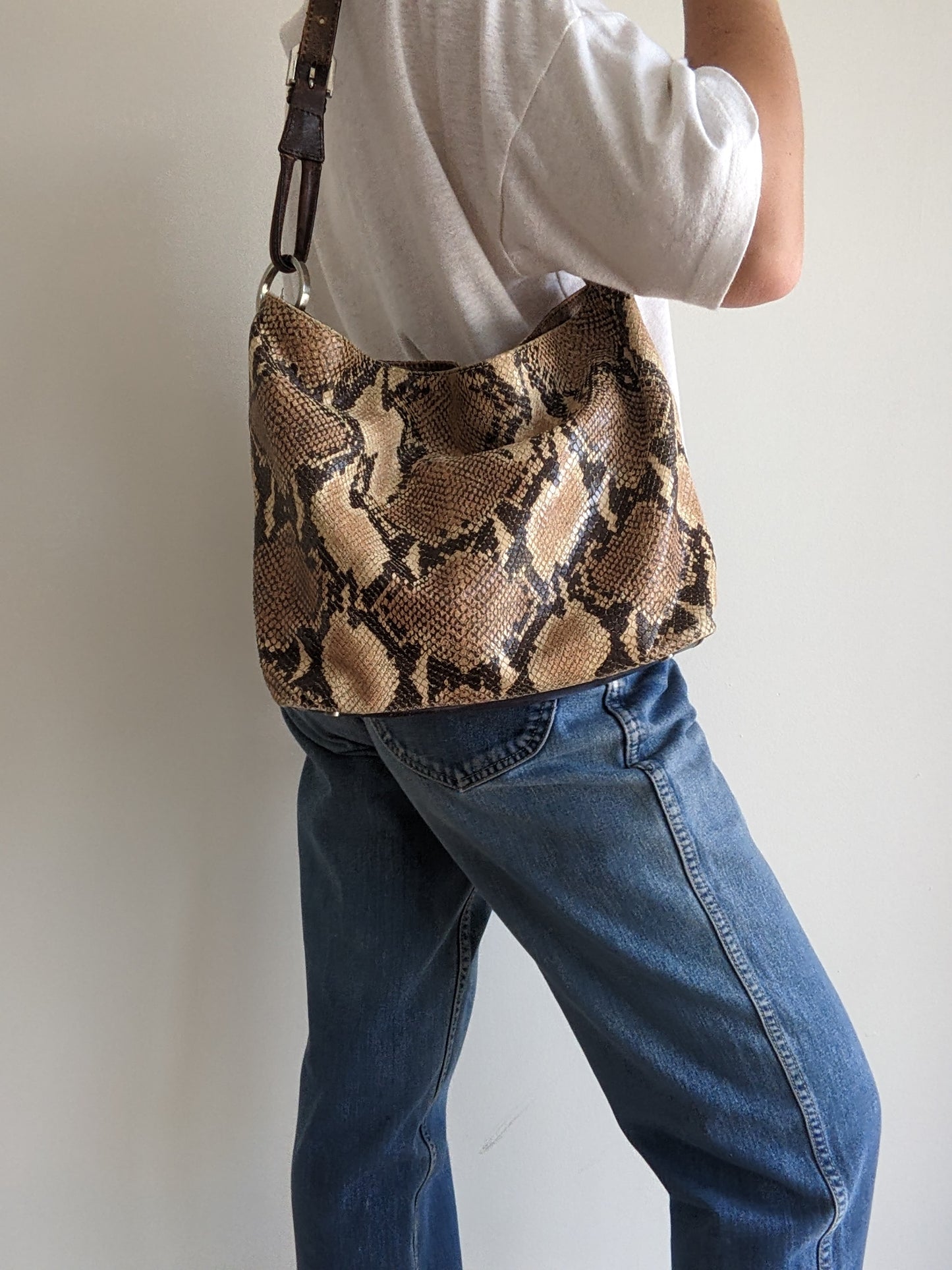 Favorite Vintage Printed Snakeskin Leather Bag