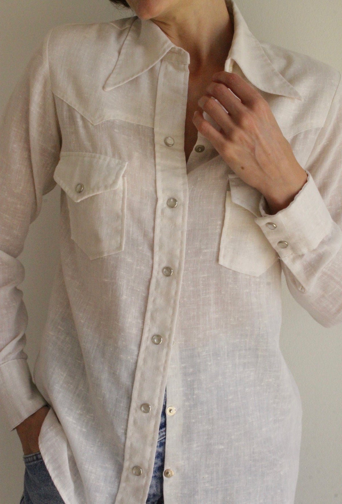 Vintage Wrangler Pearl Snap Shirt