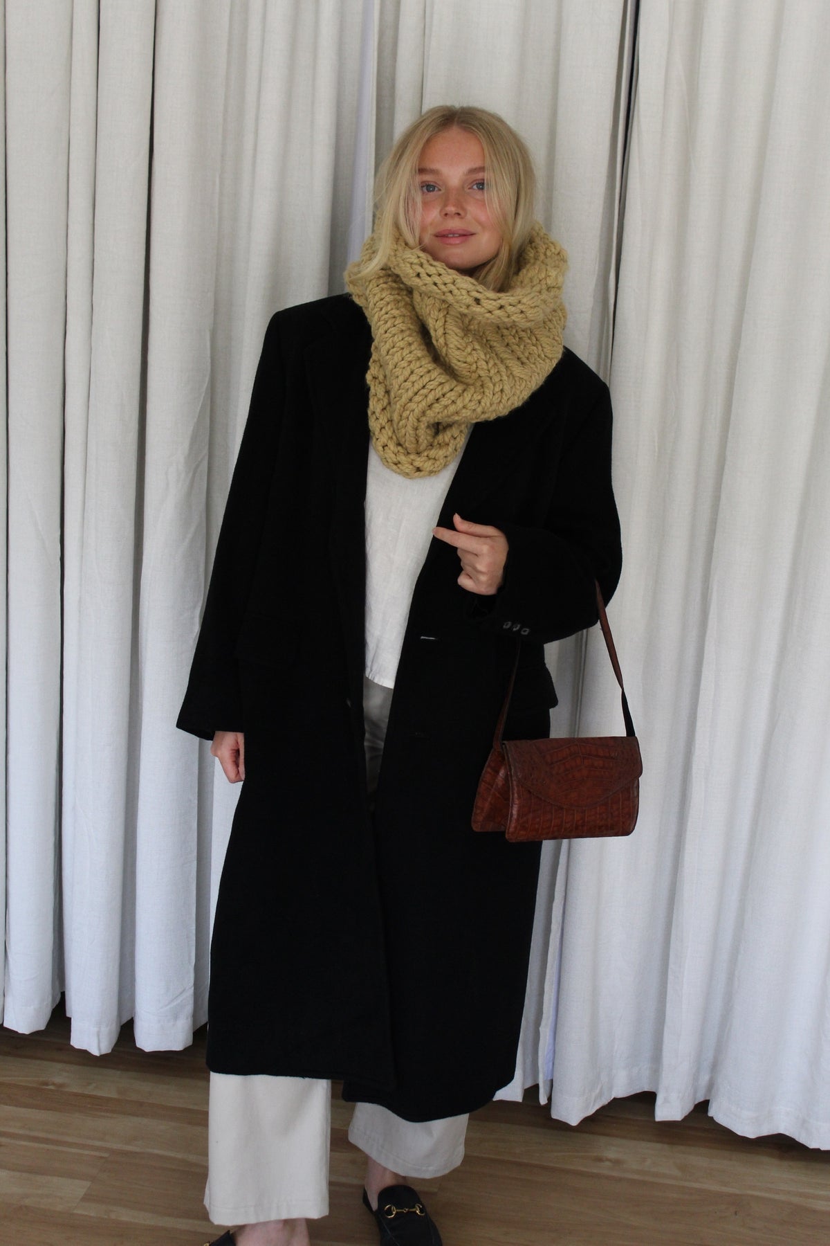Vintage Caviar Cashmere & Wool Coat