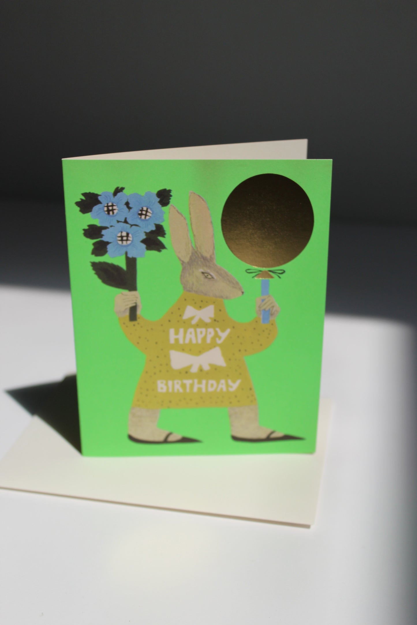 Party Rabbit Birthday Card