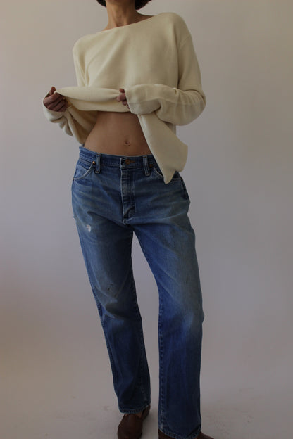 Vintage Distressed Wrangler Denim