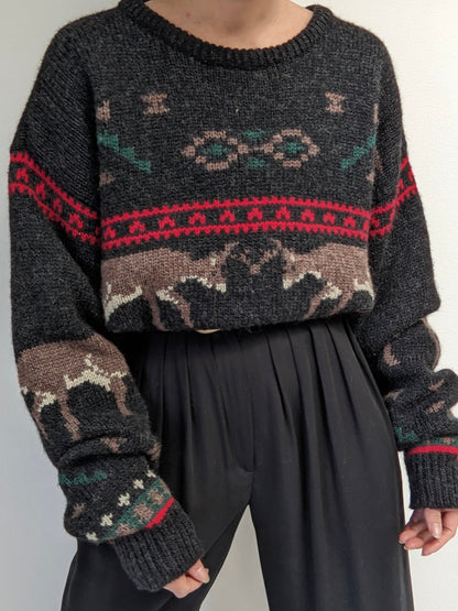 Amazing Vintage Woolrich Winter Wool Sweater