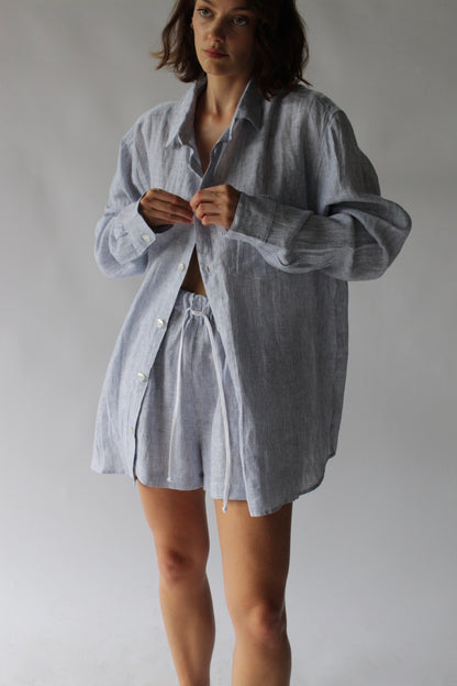 Arlo Linen Button Up