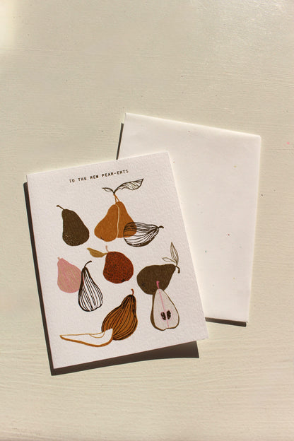 New Pear-ents Card