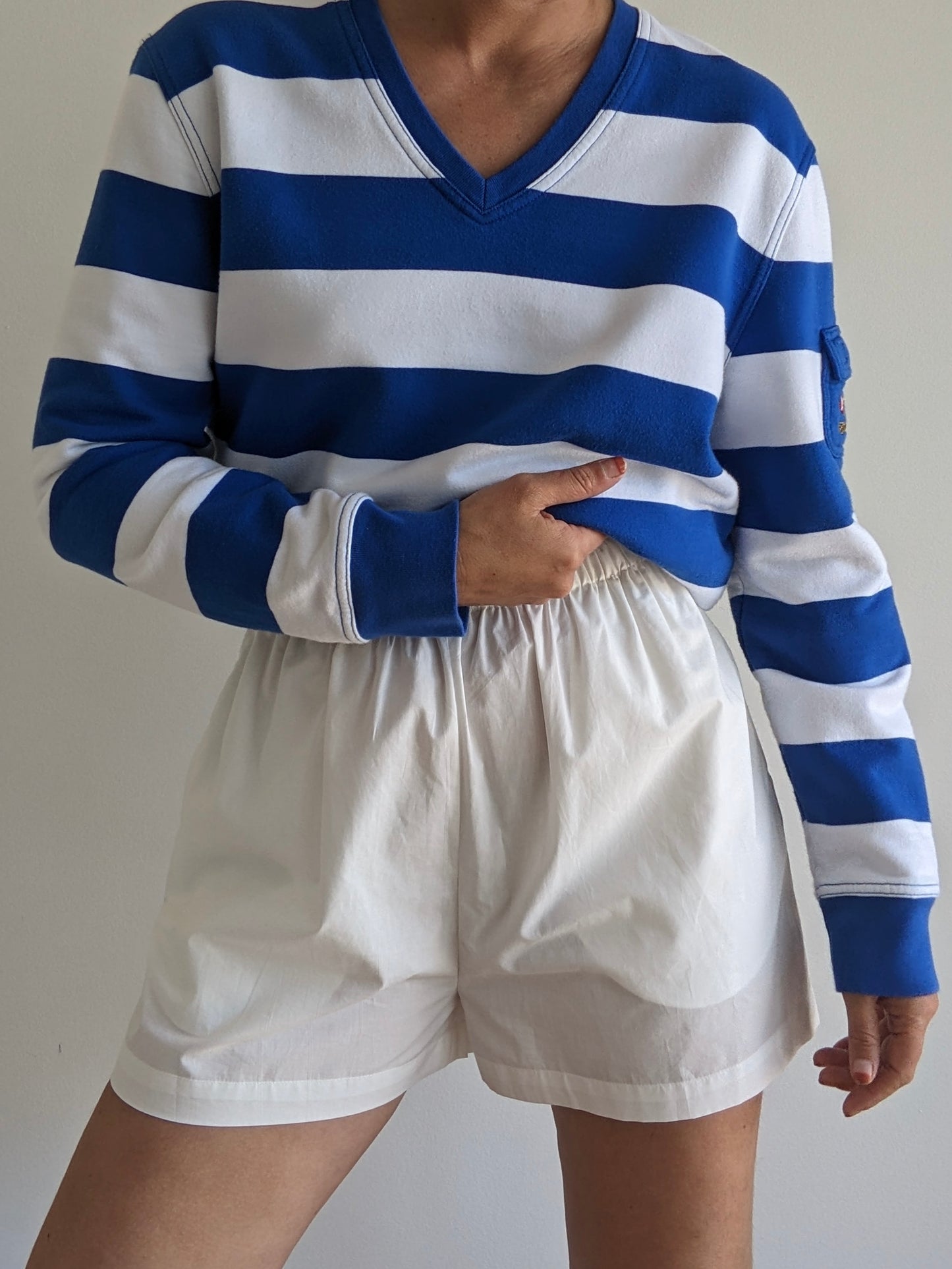 90s Ralph Lauren Ocean Striped Pullover