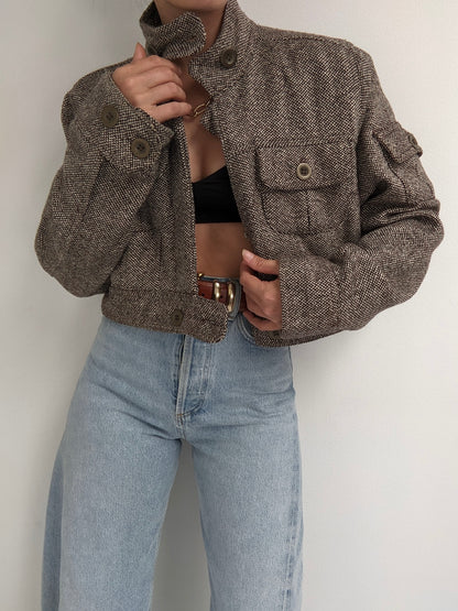 Favorite Ultra-Cropped & Woven Jacket