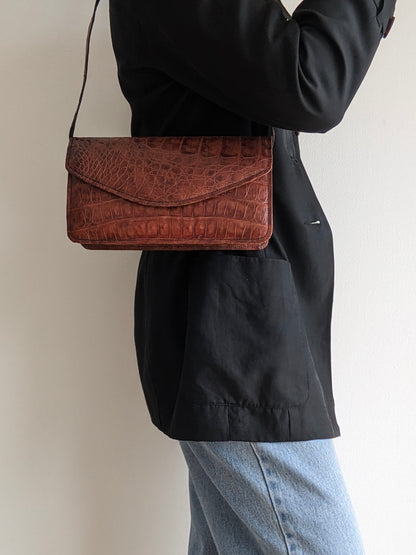 Vintage Crocodile Leather Purse