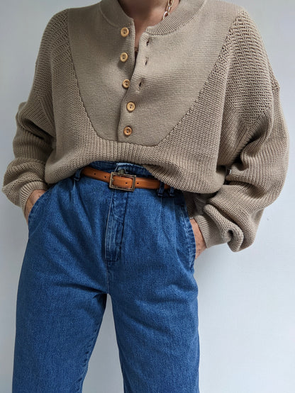 Vintage Dockers Pleated Denim