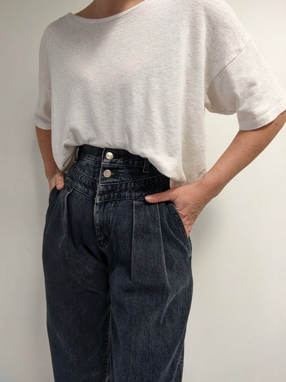 Amazing Vintage Lee Pleated Denim