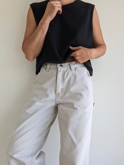90s Khaki Twill Carpenter Pants