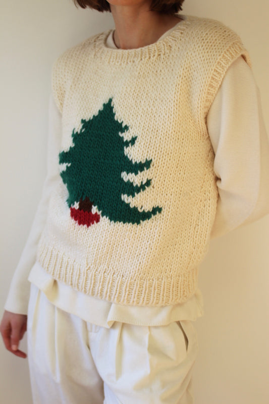 Favorite Vintage Wool Holiday Sweater Vest
