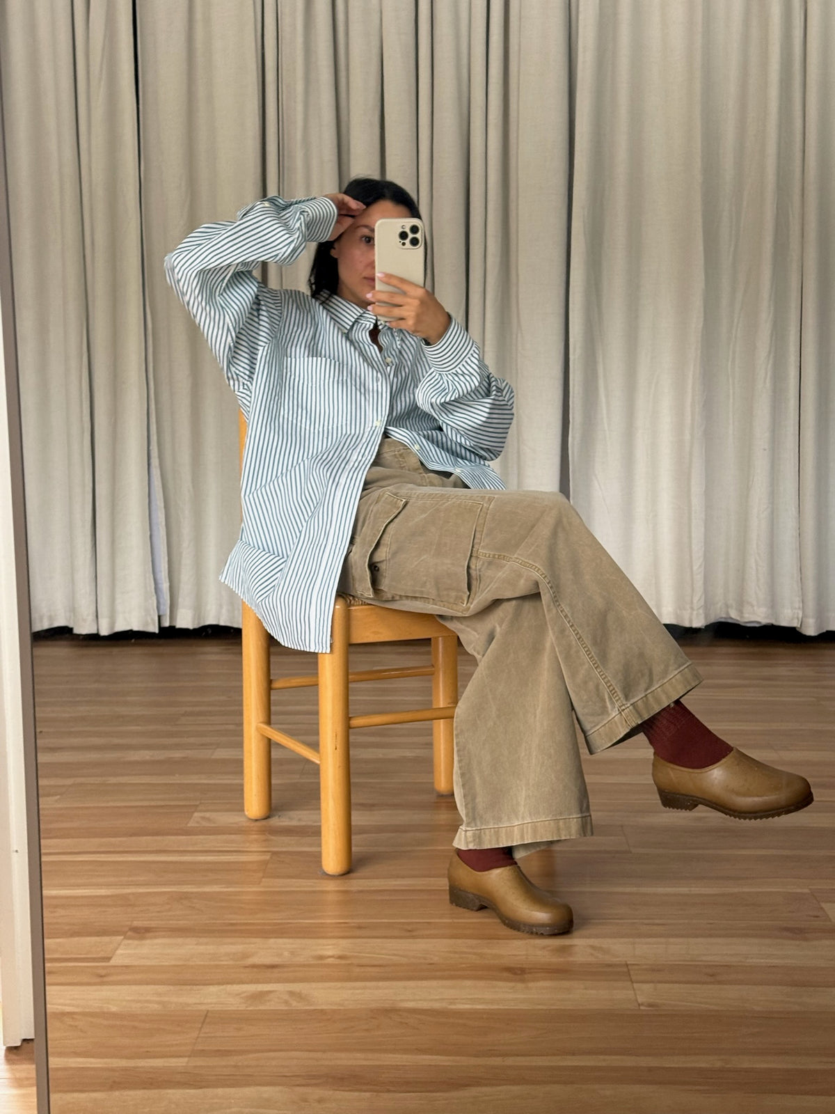 Vinage Ocean Striped Cotton Shirt
