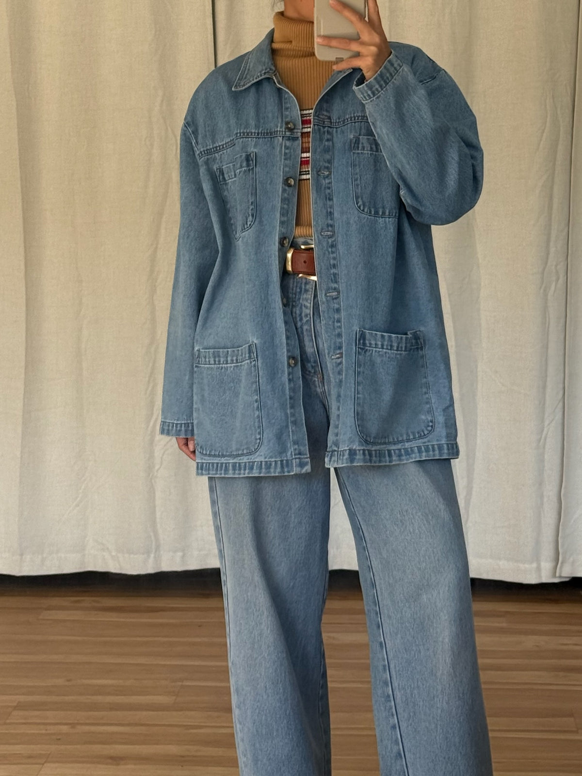Vintage Denim Chore Jacket
