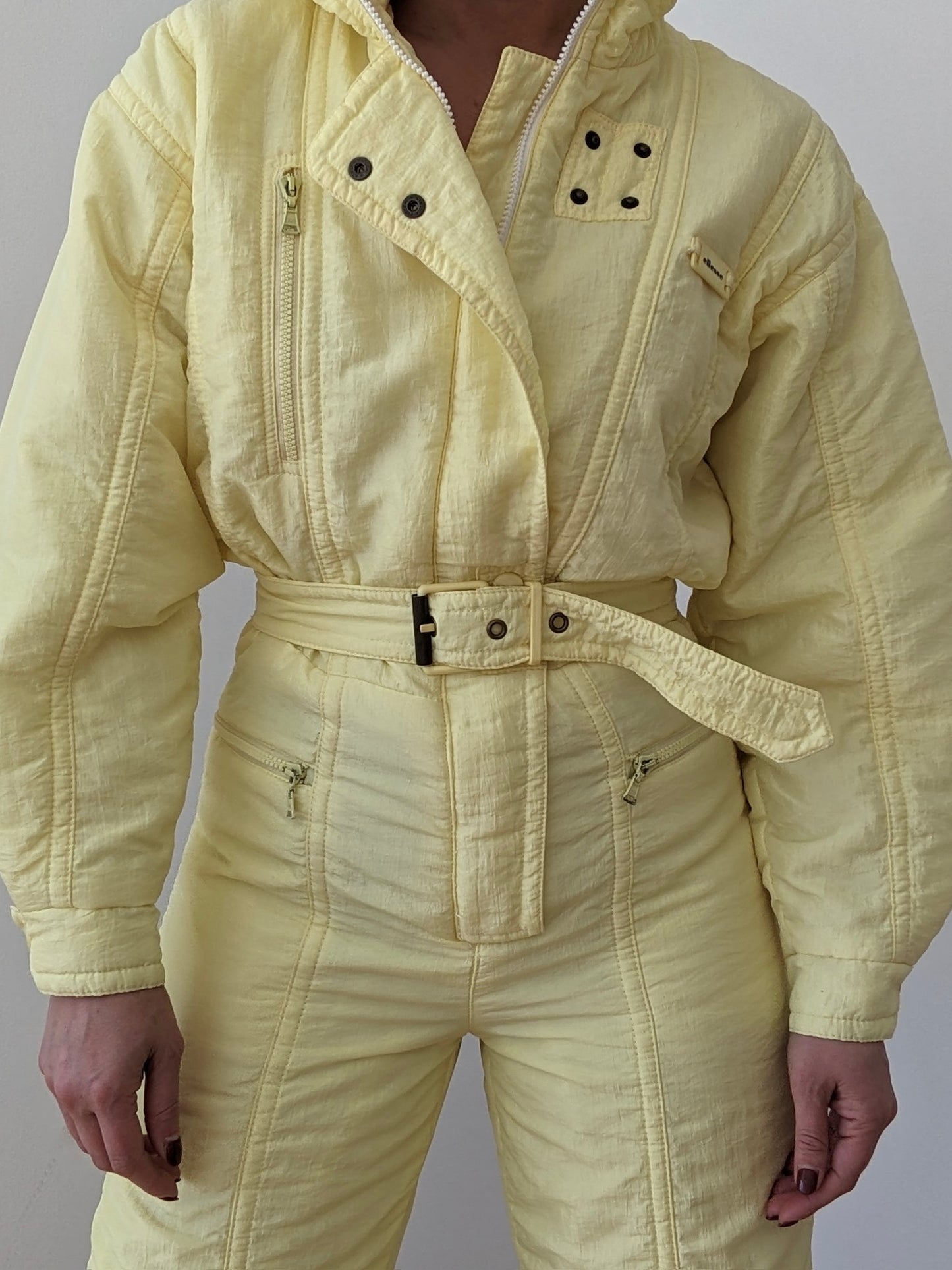 Amazing Vintage Ellesse Lemon Ski Suit