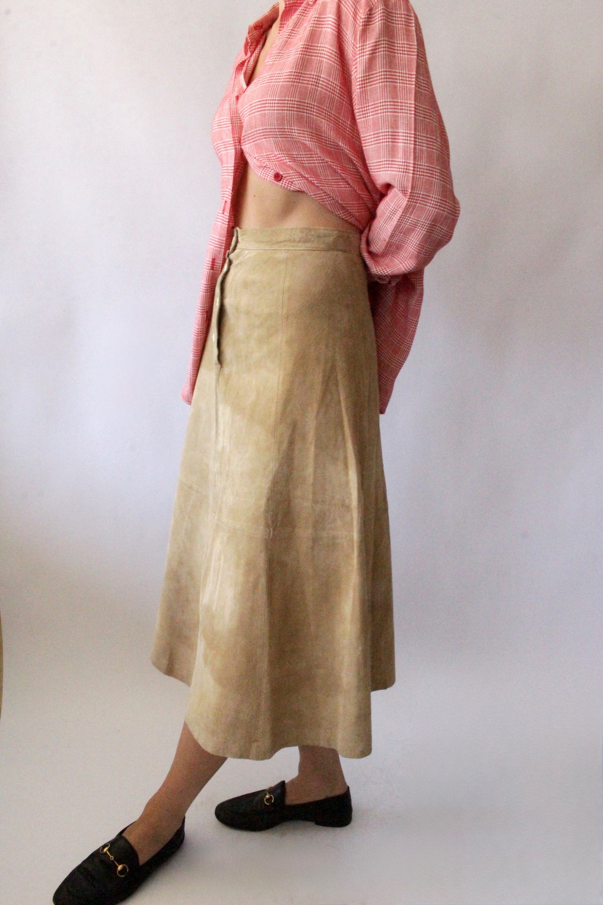 Vintage Calvin Klein Sport Suede Skirt