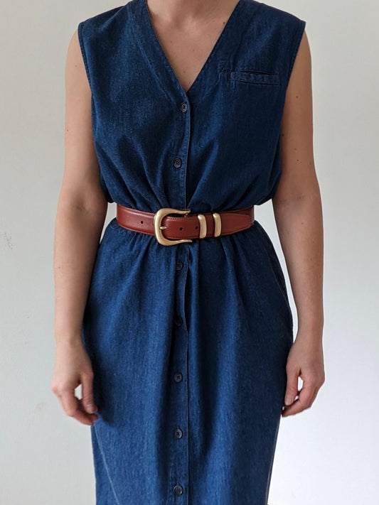 Sweet Vintage Denim Market Dress