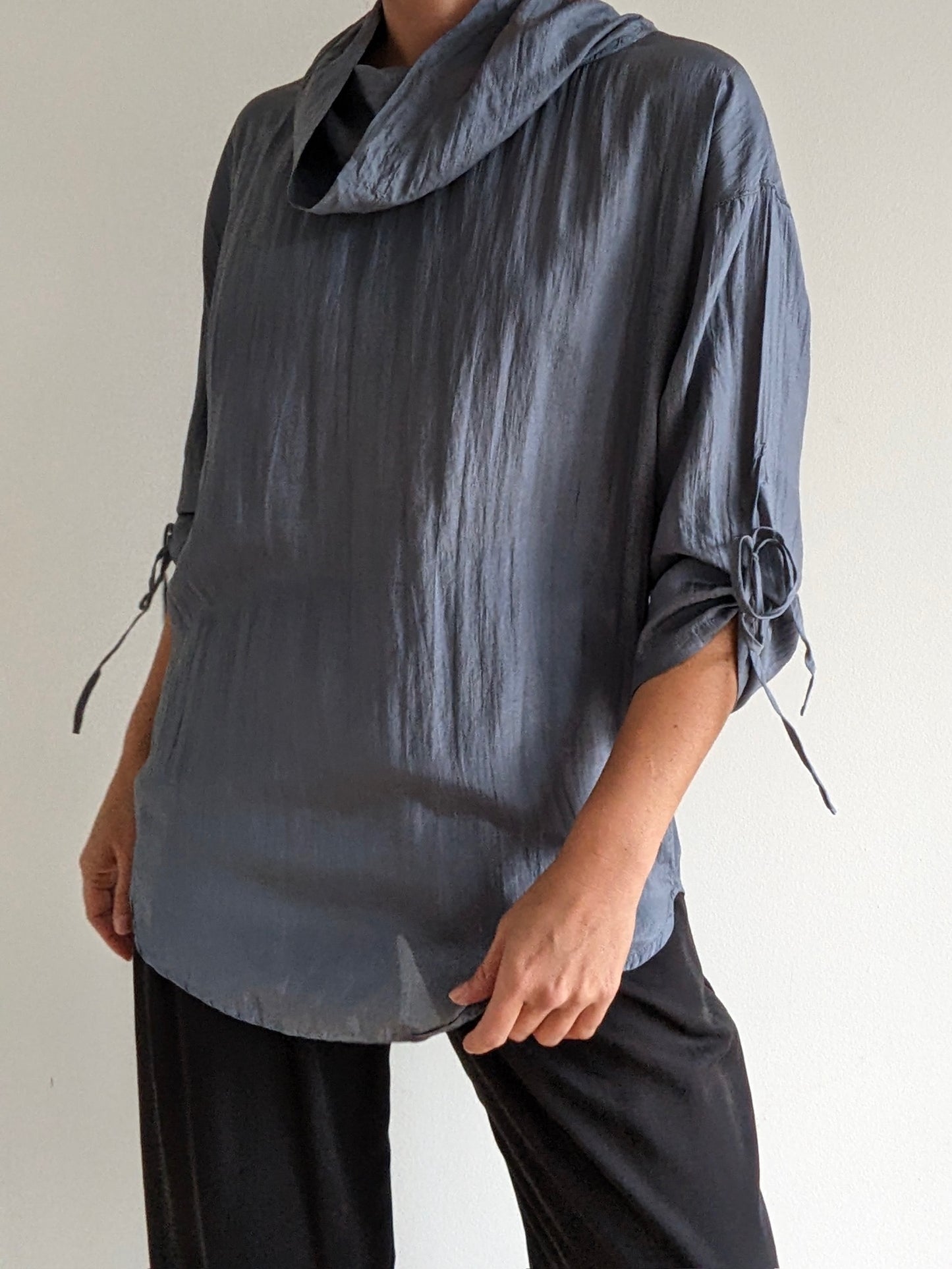 Incredible Vintage Stone Silk Pullover