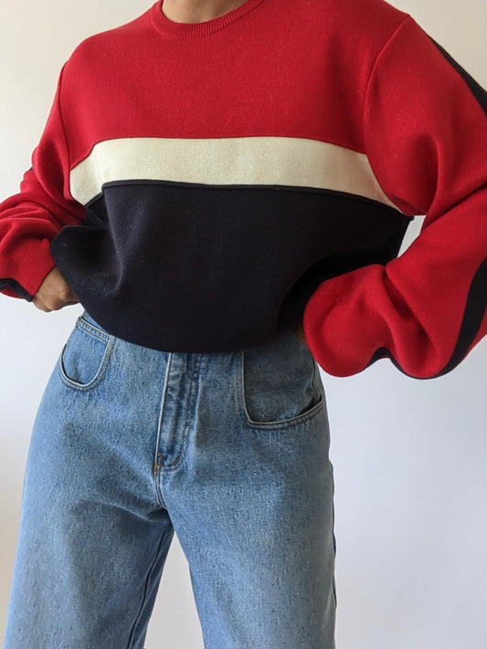 Classic 90s Bold Striped Sweater