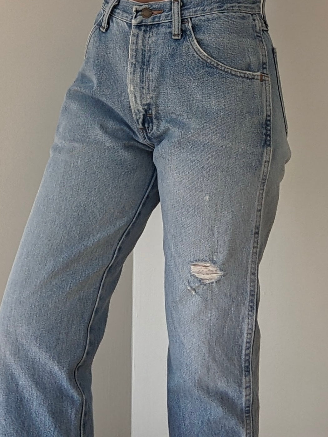 Favorite Vintage Distressed Blue Denim