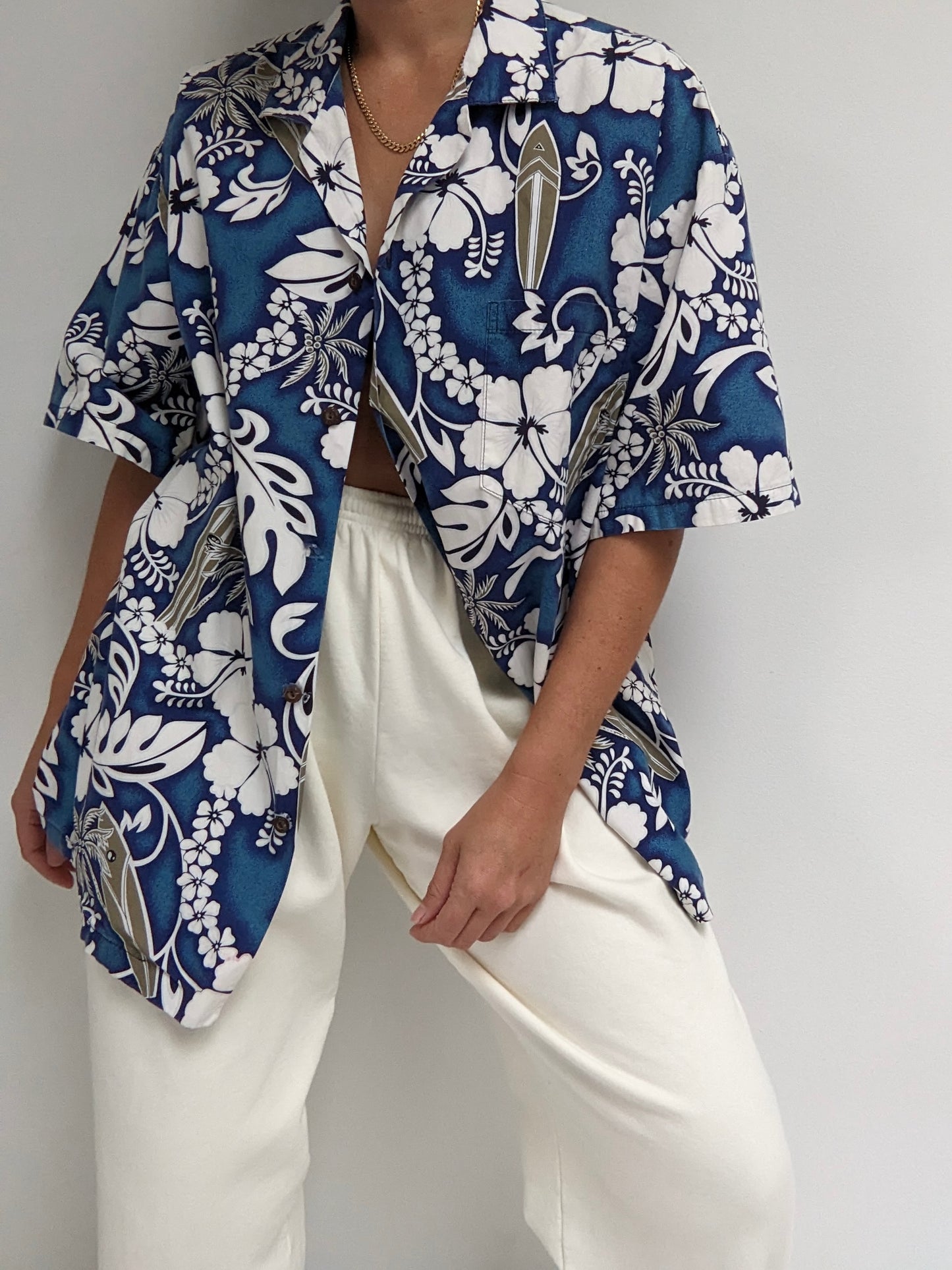 90s Hawaiian Surf Shirt