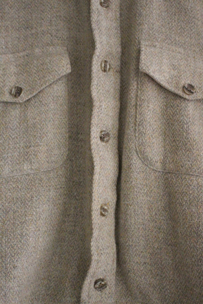 Reworked Long Sleeve Cropped Button Down