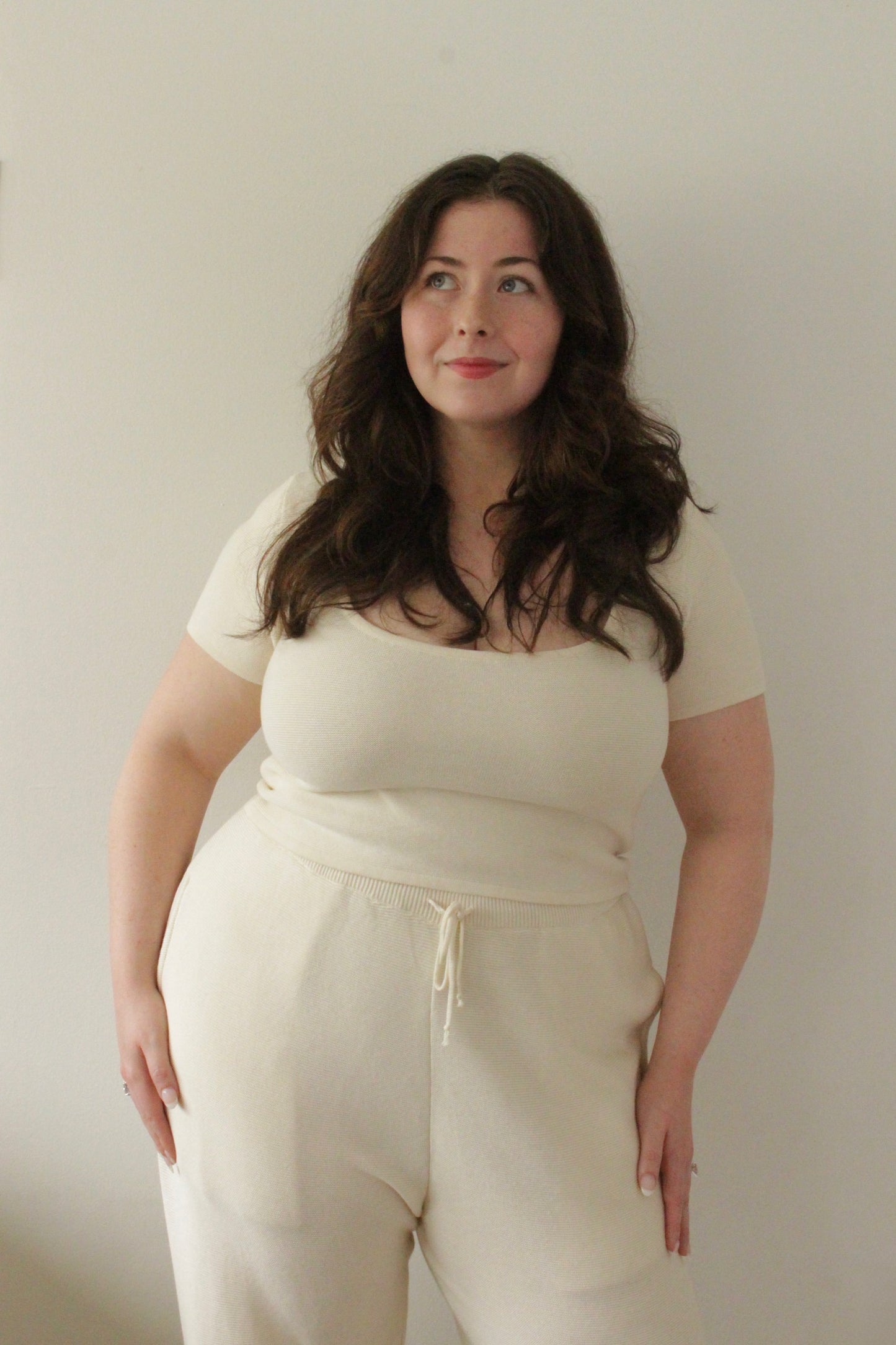 Sebby Cotton Seed Stitch Pant