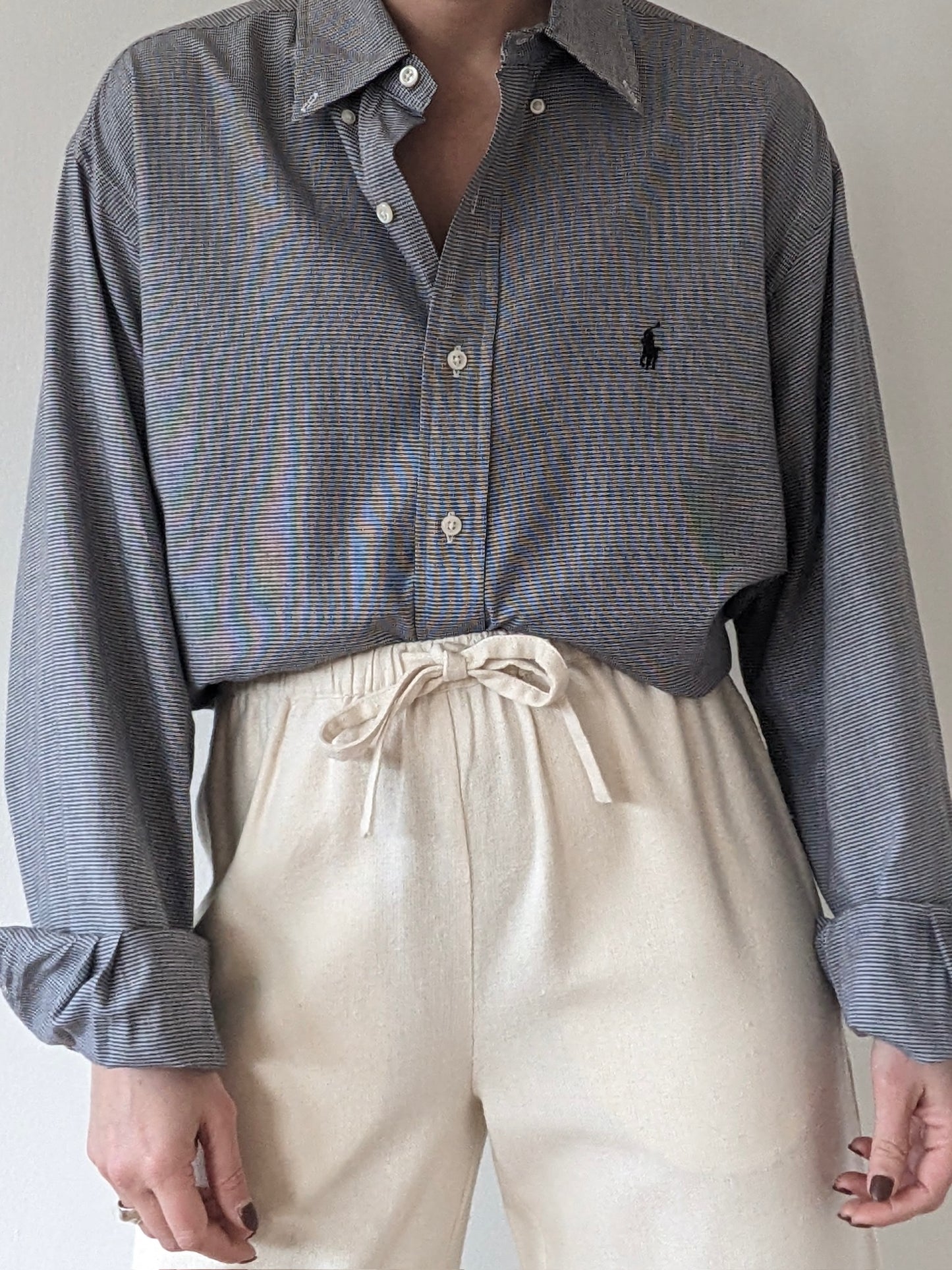 Vintage Ralph Lauren Houndstooth Cotton Shirt
