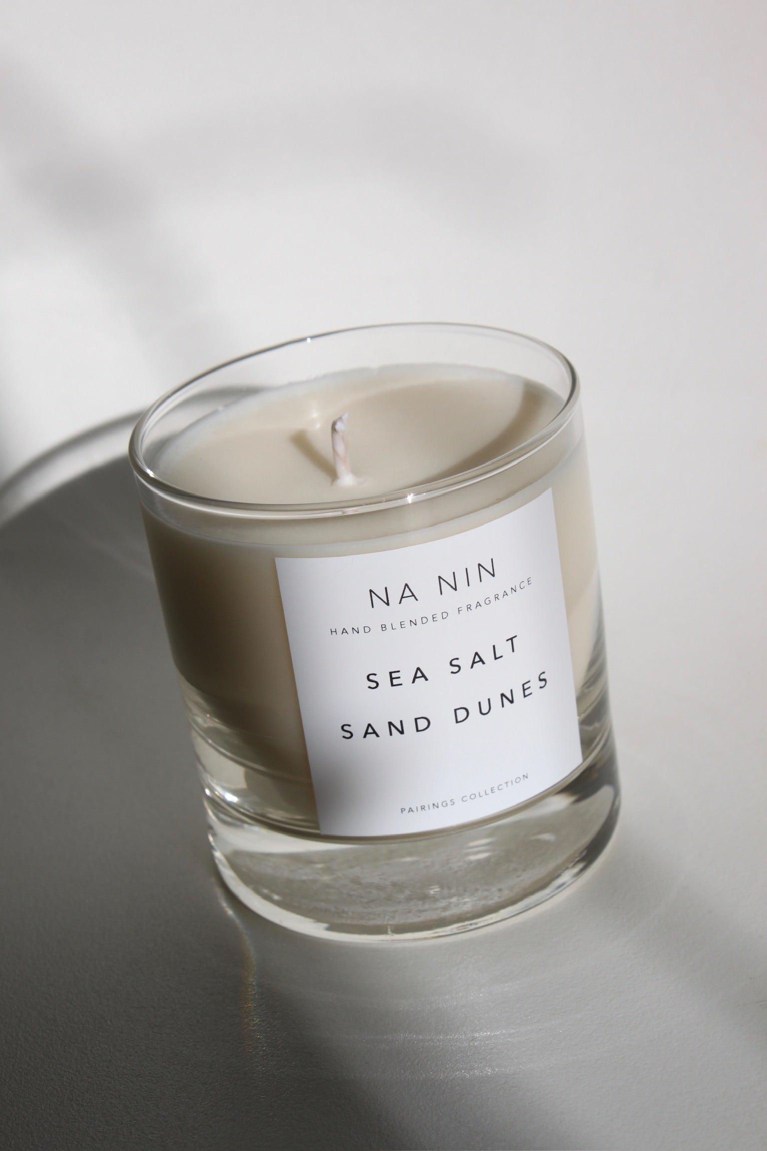 sea and sand candle coconut and palm Sea Salt & Sand Dunes Candle / Available in Multiple Sizes