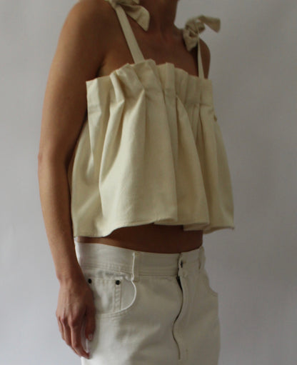 90s White High-Rise Denim