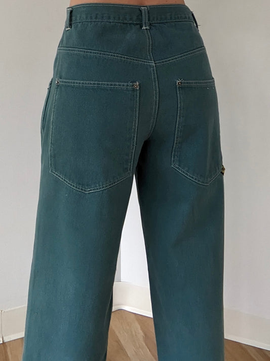 Favorite Vintage Jade Wide Leg Denim