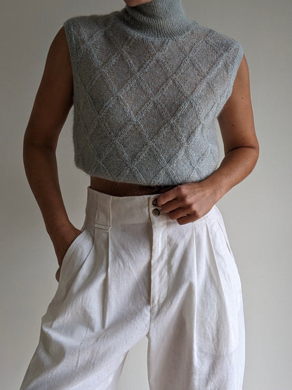 Vintage Calvin Klein Sleeveless Mohair Top