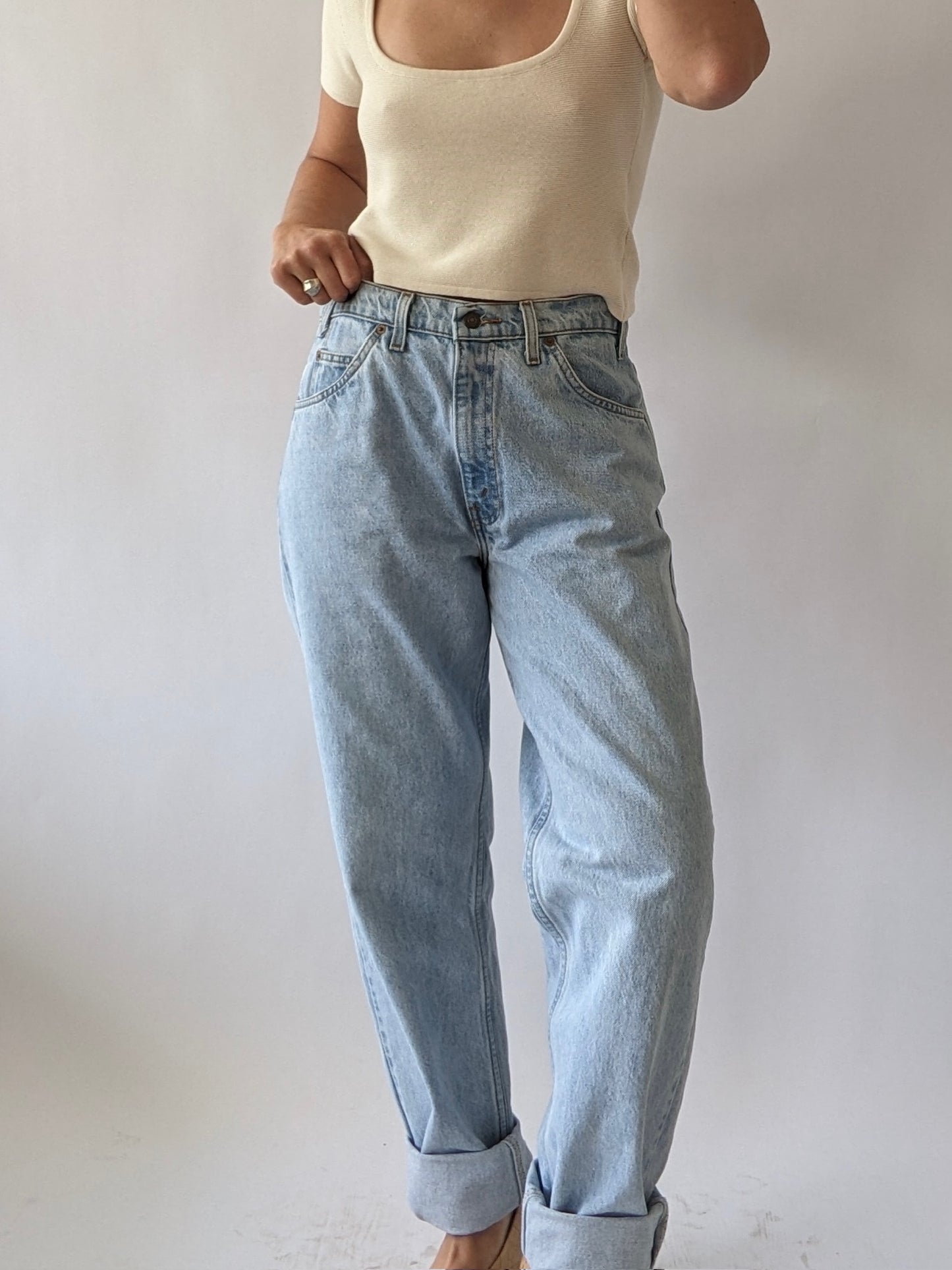 Vintage Levi's Orange Tab Light Wash Jeans