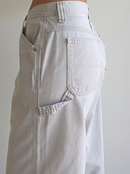 90s Khaki Twill Carpenter Pants